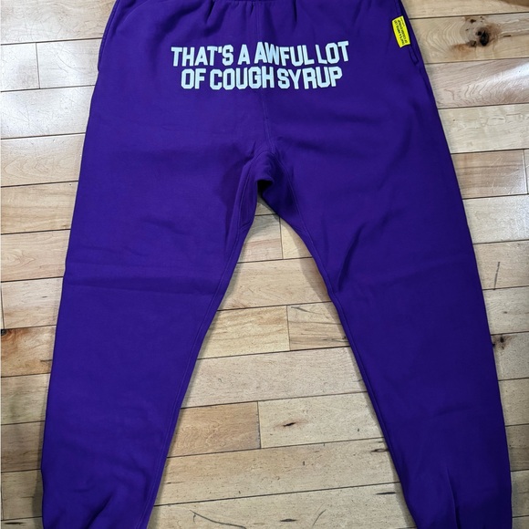That's A Awful Lot Of Cough Syrup Other - That's A Awful Lot Of Cough Syrup ALOCS Sweatpants Purple size XL